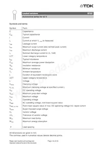 B72210S1390K501 Datasheet Page 18