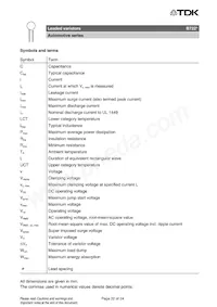 B72214S1170K102 Datasheet Page 22