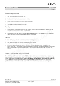 B72214W2381K101 Datasheet Page 13