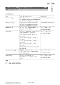 B72220X2421K502 Datasheet Page 5