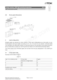 B72220X2421K502 Datasheet Page 13