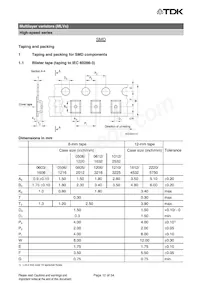 B72590T8151V060 데이터 시트 페이지 12