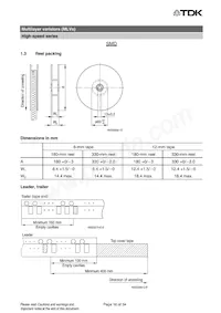 B72590T8151V060 데이터 시트 페이지 16