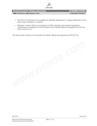 B72660M0131K093 Datasheet Pagina 12