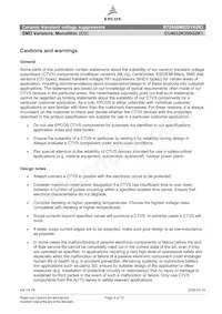 B72660M0251K093 Datasheet Pagina 9