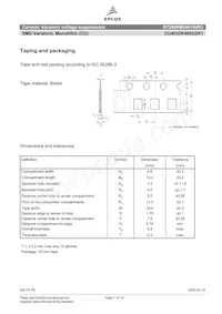 B72660M0461K093 Datenblatt Seite 7