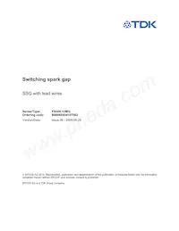 B88069X0410T502 Datasheet Cover