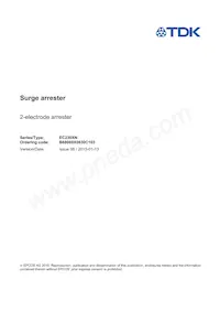 B88069X0830C103 Datasheet Cover