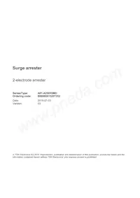 B88069X1520T352 Datasheet Cover