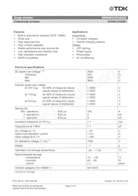 B88069X2053B252 Datasheet Page 2