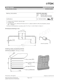 B88069X2053B252 Datasheet Pagina 3