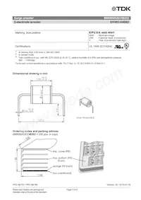 B88069X2633B252 Datasheet Pagina 3