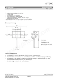 B88069X3090B252 Datasheet Pagina 3