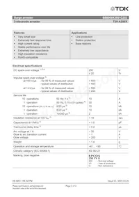 B88069X3951C253 Datasheet Page 2