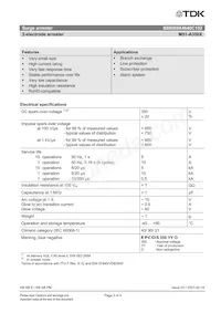 B88069X4640C102 Datasheet Page 2