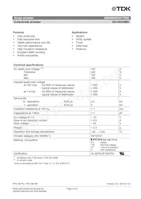 B88069X6381T902 Datasheet Page 2