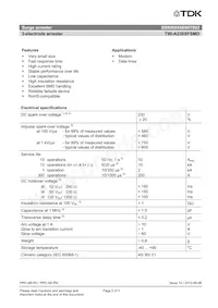 B88069X6690T902 Datasheet Pagina 2