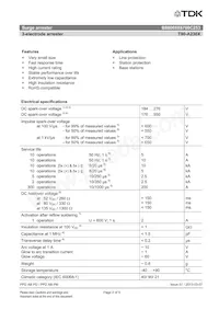 B88069X6700C253 Datasheet Page 2