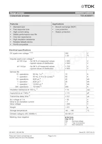 B88069X7240B502 Datasheet Page 2