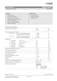 B88069X7320C203 Datasheet Page 2