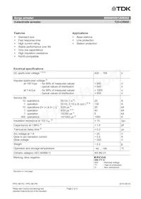 B88069X8120B502 Datasheet Page 2