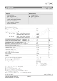 B88069X8340B502 Datasheet Pagina 2