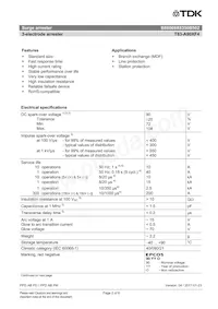 B88069X8350B502 Datasheet Page 2