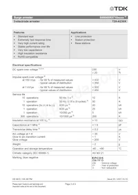 B88069X8710C252 Datasheet Page 2