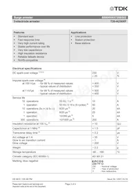 B88069X8720B502 Datasheet Page 2