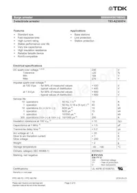 B88069X8870B502 Datasheet Page 2