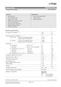 B88069X9410B502 Datasheet Page 2