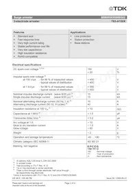 B88069X9590B502 Datasheet Page 2