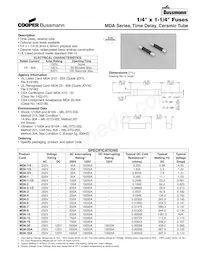 BK/MDA-V-30A-R Datasheet Cover