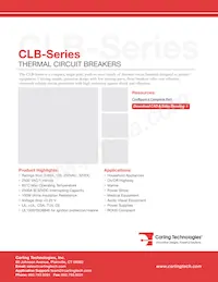 CLB-403-12C3N-B-A/40 Datasheet Cover
