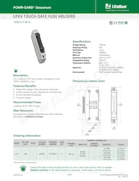 LPXV0001Z Datenblatt Cover