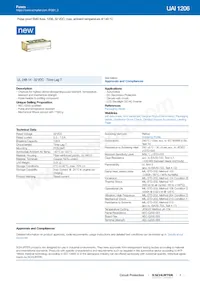 UAI-1206-7A500-SMD-0F-AU Datasheet Copertura