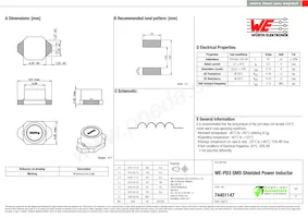 74451147 Datasheet Cover