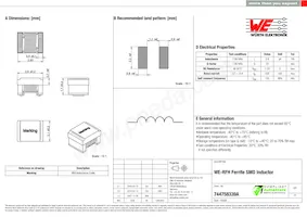 744758339A Datasheet Cover