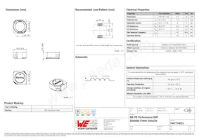 7447714033 Datasheet Copertura