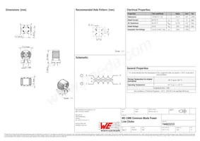 744822233 Datasheet Cover