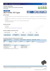 ACT1210L-101-2P-TL00 Datasheet Cover