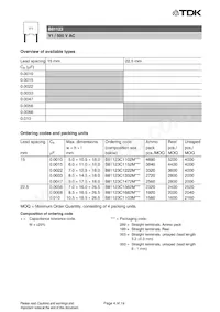 B81123C1562M000 Datasheet Pagina 4