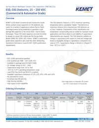 C0603C103J3GECAUTO Datasheet Cover