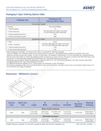 C0603C103J3GECAUTO Datenblatt Seite 3