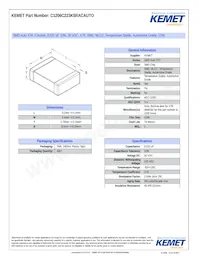 C1206C223K5RACAUTO Datasheet Cover