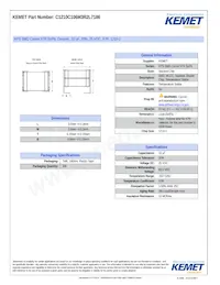 C1210C106M3R2L7186 Datenblatt Cover