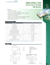 CB-156.250MBE-T數據表 封面