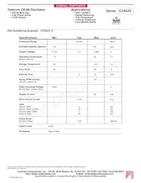 CC622V9 Datasheet Copertura