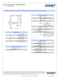 CCR05CG222GR Datasheet Copertura