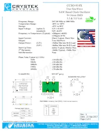 CCSO-914X-250.000 Datasheet Page 2